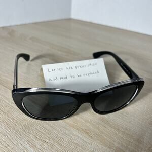 Ray-Ban RB4227 6052/8G Sunglasses Cat Eye Black FRAMES ONLY 55-17